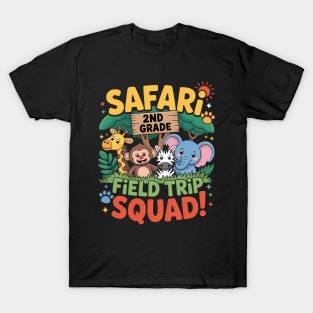 Second Grade Safari Squad Leads With Precision T-Shirt